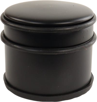 NORDIX Premium Deurstopper - Deurstoppers voor Binnen - Deurstop - Deurbuffer - 9x7.5cm - Mat Zwart - ALTO