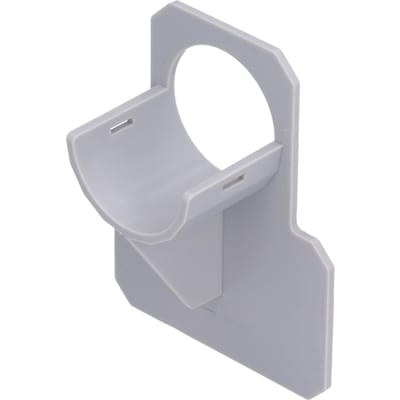 Support de Tuyau de Piscine Support de Tuyau d'Eau Support de Montage de Tuyau avec Collier de Serrage Adapté pour les Piscines Intex gris