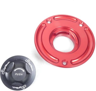 Bouchon de réservoir Lightech Racing Rouge pour moto Suzuki 1100 GSXF Neuf