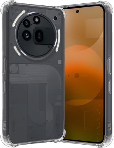 Hoes - Geschikt voor Nothing Phone (3a) Pro - Sterk & Shockproof - Siliconen Case - Back Cover - Telefoon Hoesje Shock Proof - Transparant