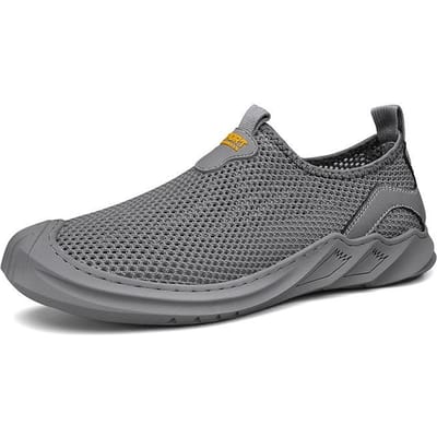 Mesh Schoenen Heren Nieuwe Stijl Zomer Ademend Dunne Mesh Vrije Tijd Sport Slip-on Luie Wilde Trendy Schoenen 43