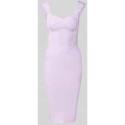slim fit jurk met structuurpatroon