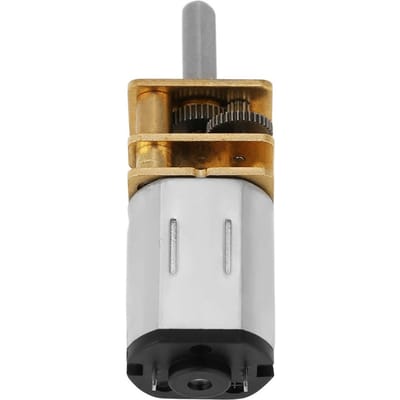 Moteur à courant continu N20 6V 200 tr/min avec réducteur et boîte de vitesses en métal