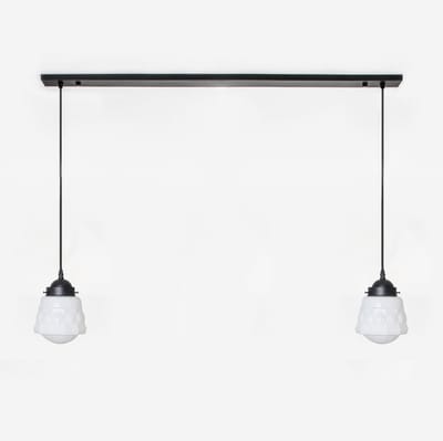 2 x Weimar lampen aan plafondbalk Moonlight - Art Deco Trade
