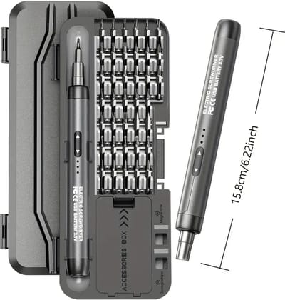 Oplaadbare Elektrische Schroevendraaier Set - 46-in-1 Multifunctionele Precisie Toolkit voor Reparaties
