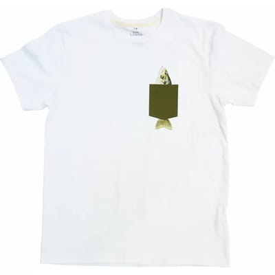 Zwart Bass pocket t-shirt Big Fish