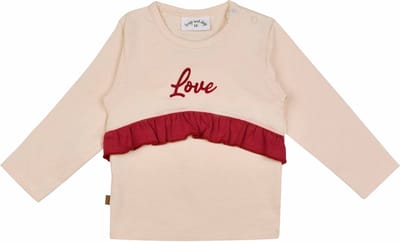 Frogs and Dogs - Shirt met Ruffle - - Little Robin - Roze - Maat 80 -