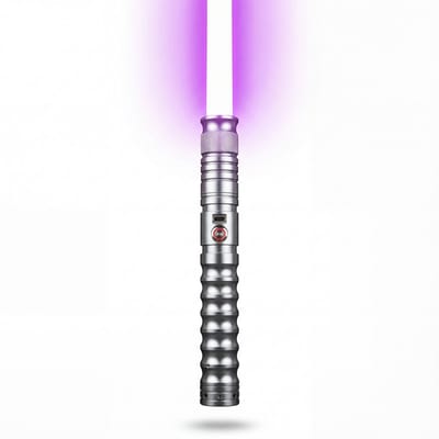JAXY XRGB3.0 Lightsaber - "Supreme" - Aluminium Lichtzwaard met App & Bluetooth - Heavy Dueling & Smooth Swing - 12W - Grijs
