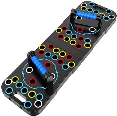 KIRA® Push Up Bord - Multifunctionele Push-Upsteunen - Fitnessapparatuur Voor Thuis - Zwart - 40cm x 25cm x 6cm