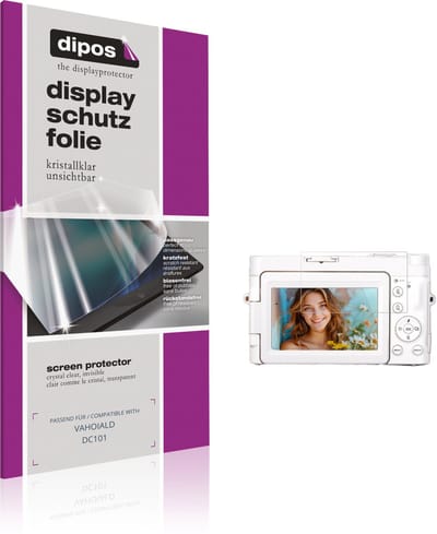 dipos – 4x Beschermfolie geschikt voor VAHOIALD DC101 | Krasbestendige & heldere Screenprotector Ultra-Thin