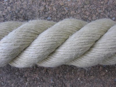 Leuningtouw - Traptouw Afsluittouw - Hekwerk Maken - Weerbestendig Polypropyleen - 40 mm Diameter - Naturel