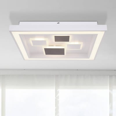 Globo LED plafondlamp Nolo, hoekig, dimbaar, CCT