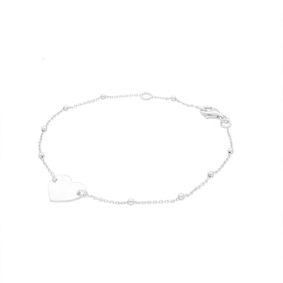 Glow 104.2381.15 Dames Armband - Schakelarmband - Sieraad - Zilver - 925 Zilver - Anker - 12 mm breed - 15 cm lang