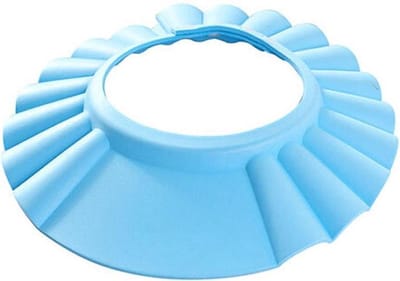 Blauwe Deluxe Douchekap - Speciaal voor Kinderen van 0-6 Jaar - 27cm - Shower Cap voor Baby's en Peuters