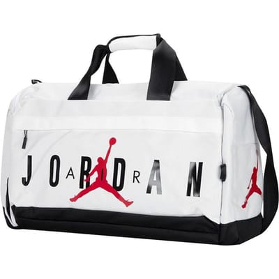 Jordan Polyester Reistas Sportschooltas Groot Unisex Wit ONESIZE black