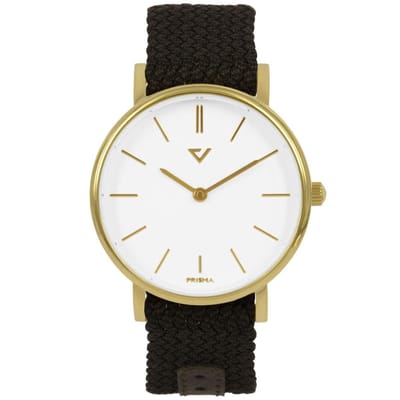Prisma Unisex P.1628.WG23 horloge Nylon bruin 5 ATM