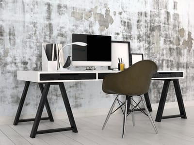 Bureaulamp Flexibel Wit Dimbaar FRANCO 2 - Kanlux