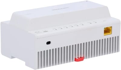 Bouwconverter - IP Converter - Videodeur Integratie - 6 Groepen 2-Draads - 144 x 92 x 66 mm - Grijs