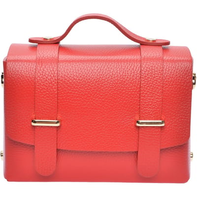 Luisa Vannini Rood Rundleer Tas