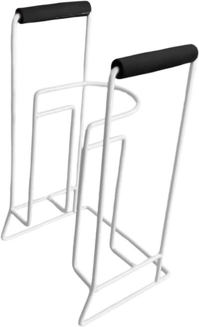 Kousen aantrekhulp - Sokkentrekker gereedschap - Zelfstandig aankleden - Kuitvriendelijke ondersteuning - 21 x 345 cm - Zwart