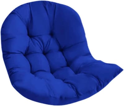 Schommelstoel Kussen - Hangstoel Pad - Ontspannen Buiten - Afneembare Hoes - 90 x 120 cm - Blauw