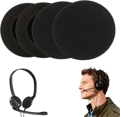 Vervangende Oorkussens voor Hoofdtelefoons - Set van 4 Stuks, Compatibel met Diverse Modellen, Inclusief Beschermhoes voor Hoofdtelefoon