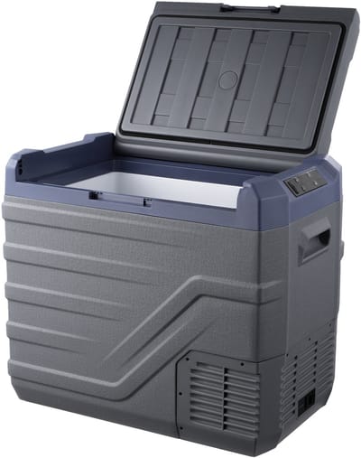 Draagbare Autokoelkast, 12 Volt, 50L / 52,8 QT Dual Zone Vrieskist, -4℉ tot 68℉ Instelbaar, Compressor Koeler voor Thuis, Outdoor, Camping, Camper en Auto