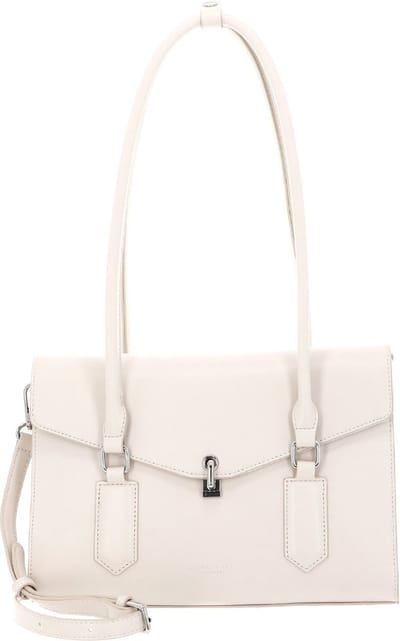 SEIDENFELT MANUFAKTUR Schoudertas Kisa City Bag Cotton Beige Crème