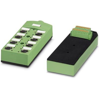 Phoenix Contact SACB-8/16-L-C SCO OTB 1437232 Passieve sensor/actorbox M12-verdeler met metalen schroefdraad 1 stuk(s) Piece