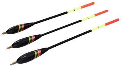Dailygoods- Visdobbers Grof - Drijft Bobbers 3 Stuks - Gewogen