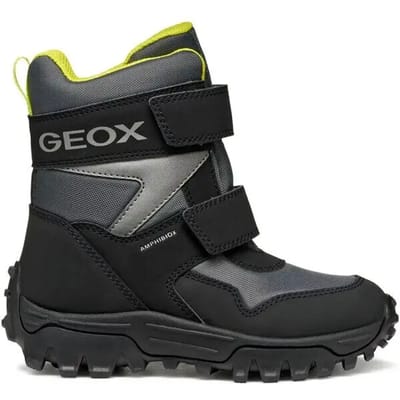 GEOX HIMALAYA ABX JONGENS - DONKERGRIJS/LIME - Maat 41