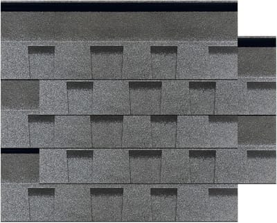 Dakshingles Pakket - Asfalt Dakbedekking - Dak Reparatie - Dubbele Laag Bescherming - 21 Stuks - Grijs
