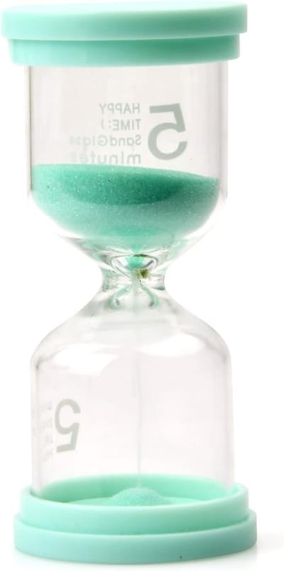 Kleurige zandloper voor kinderen - Tandenpoetsen timer 3/5/10 minuten, ideaal voor thuis, school en kantoor