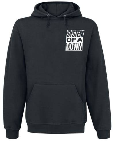 System Of A Down Trui met capuchon - System Waves - S tot XXL - voor Mannen - zwart