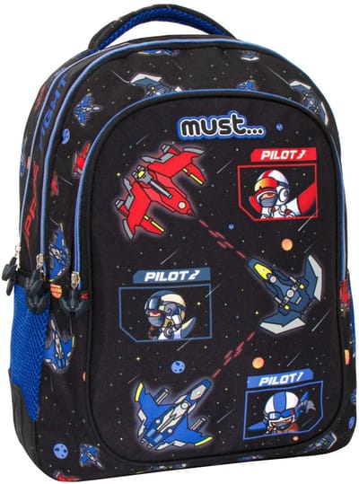 Must Rugzak, Space - 43 x 33 x 18 cm - Polyester
