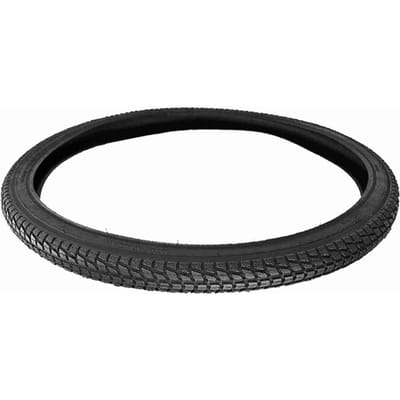 Jeu de pneus de vélo pour VTT 700C 26 pouces ou vélos de ville, vélos de route, pneus de vélo en caoutchouc mixte black