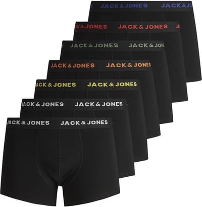 JACK&JONES - JACBASIC TRUNKS 7 PACK NOOS - Heren - Onderbroeken