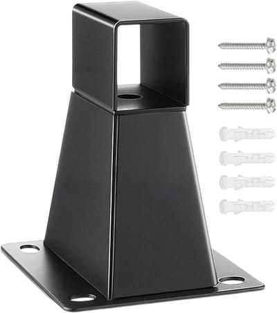 Zijluifel Bevestiging - Wandbeugel Set - Buitenruimte Creëren - Verzinkt IJzer - 12 x 11 x 10 cm - Zilverkleurig