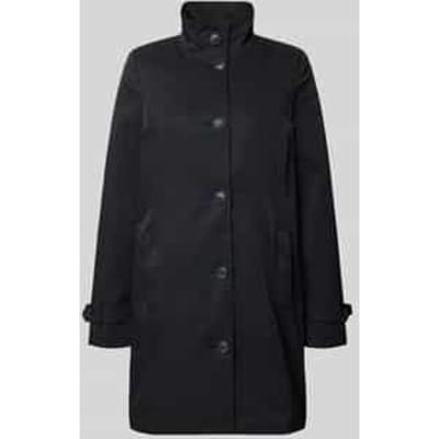 Trenchcoat met opstaande kraag en mouwriem