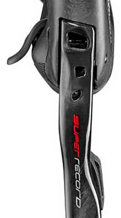 Campagnolo Super Record Eps Linker Remhendel Met Elektronische Schakelaar Zwart 12s
