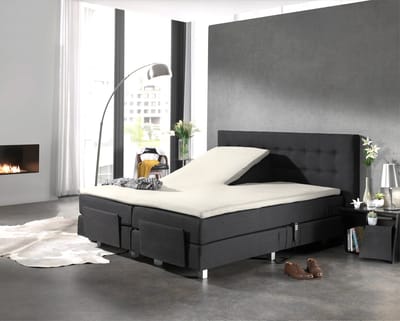 Dreamhouse Hoeslaken Splittopper Katoen Crème - 180 x 200 cm + 15 cm hoekhoogte