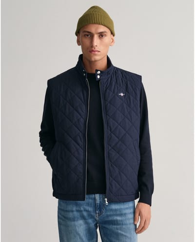 Gant bodywarmer donkerblauw