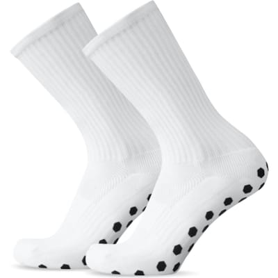 1 paar antislip voetbalsokken teamsportsokken outdoor fitness ademende sneldrogende sokken 1 Pair wit