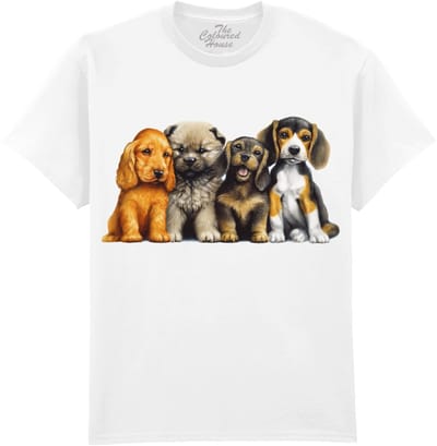 Puppies Young Dogs The Coloured House T-shirt M