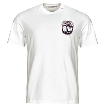 Replay M3278 .000.23608p T-shirt Wit S Man
