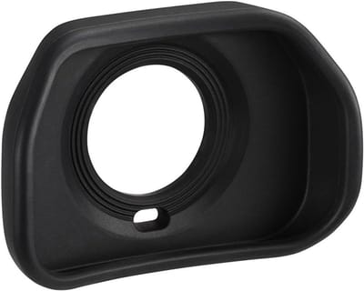 Oogschelp - Camera Eye Cup - Comfortabel Fotograferen - Zachte Rubber Coating - 13 x 6 x 4 cm - Zwart
