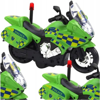 Politie Motor Speelgoed met Geluid en Licht - 22.5cm