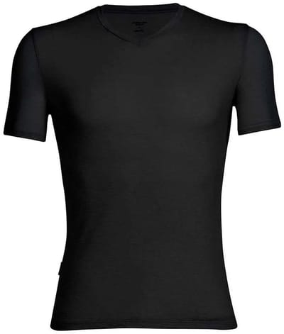 Icebreaker Anatomica V Merino T-shirt Met Korte Mouwen Zwart XS Man