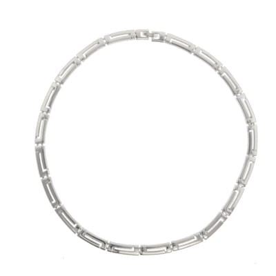 Behave - Zilver kleurige ketting - Minimalistisch dames design - Klassiek schakels design 45 cm