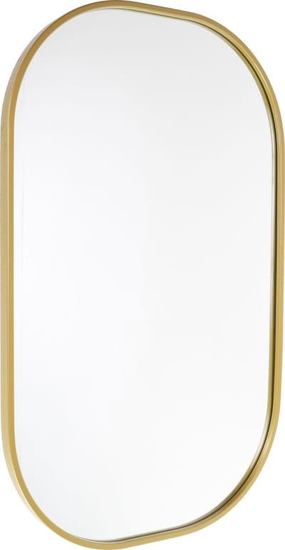Fragix Iris Spiegel Ovaal - Goud - Metaal - 80x50